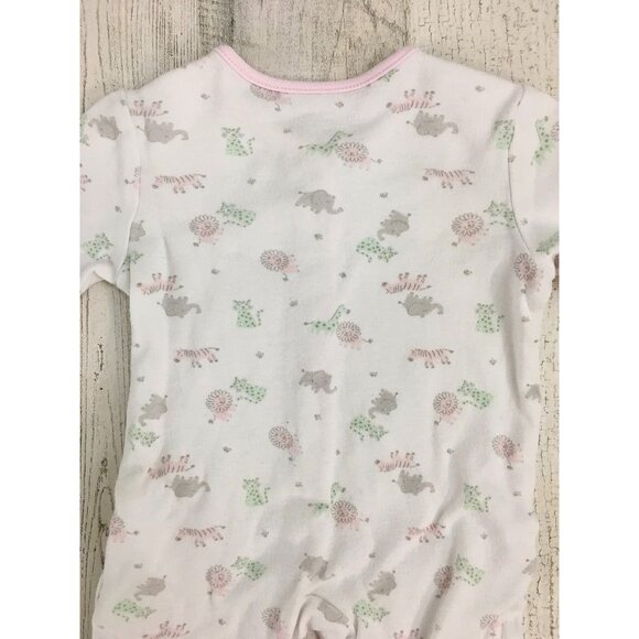 Cotton Juice 0 to 3 M Baby Girls Footie Set of 2 Pink Gingham - Picture 12 of 14
